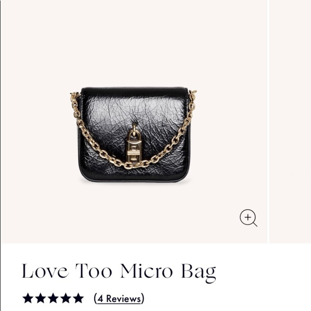 NWT Rebecca Minkoff Love Too Much Micro Crossbody